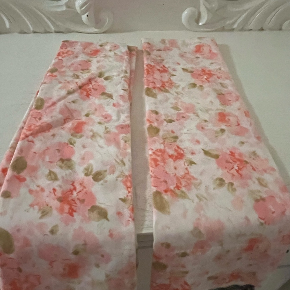 Vintage Pair of king pillow cases